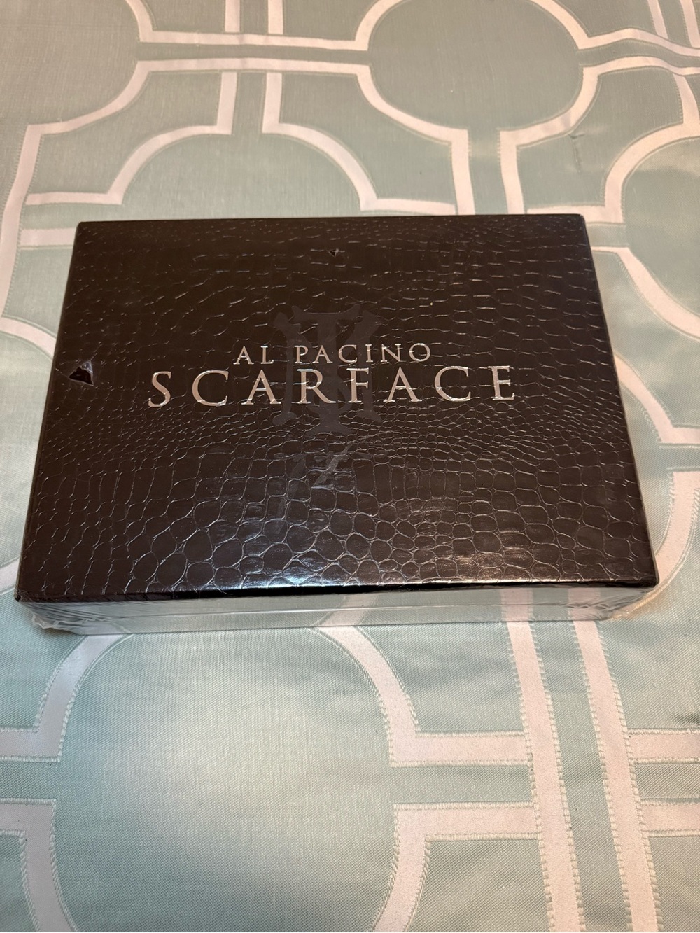 Scarface Al Pacino Leather Collector’s DVD/Director Cards Box - Black